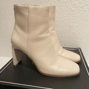 Cream/Bone Ankle Booties